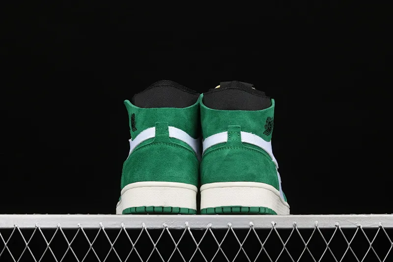 All categories Air Jordan Jordan series basketball shoes Air Jordan 1 High Z version Air Jordan 1 Zoom CMFT "Stadium Green" AJ1 Joe 1 white and green stitching CT0978-300